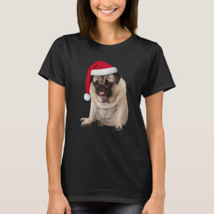 T-shirt Cute Tan Carlin Santa Hat Plaid Bowtie Image Chris