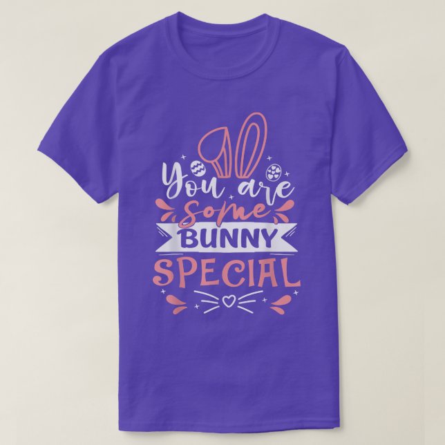 T-shirt Cute Teacher Easter Rabbit Eggs You Are Some Bunny (Design devant)