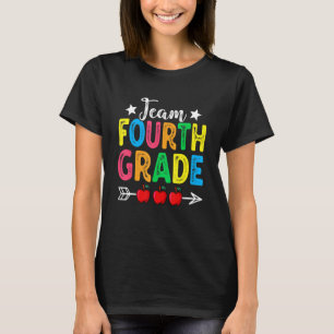 T-shirt Cute Team Fourth Grade Teacher