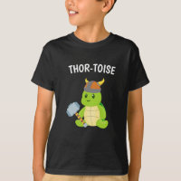 Cute Thor Toise Drôle Enfants Viking Turtle