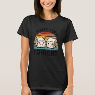 T-shirt Cute Tofu Vegan Meatless Meatless Diet végétarien