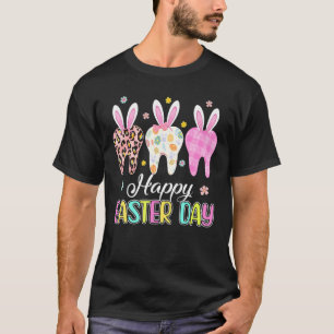 T-shirt Cute Tooth Dental Squad Dental Assistant Easter Da