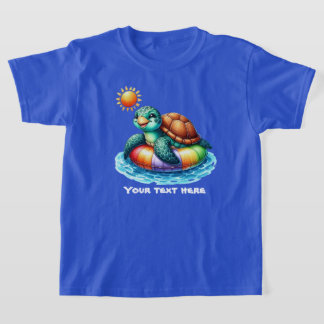 T-shirt Cute tortue de mer personnalisable