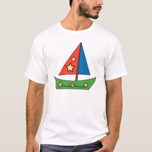 T-shirt Cute Toy Sailboat