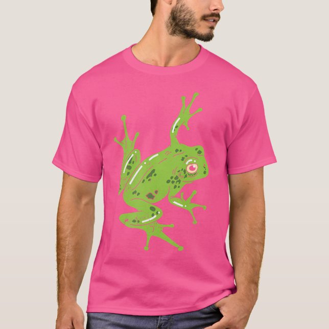 T-shirt Cute Tree Frog (Devant)