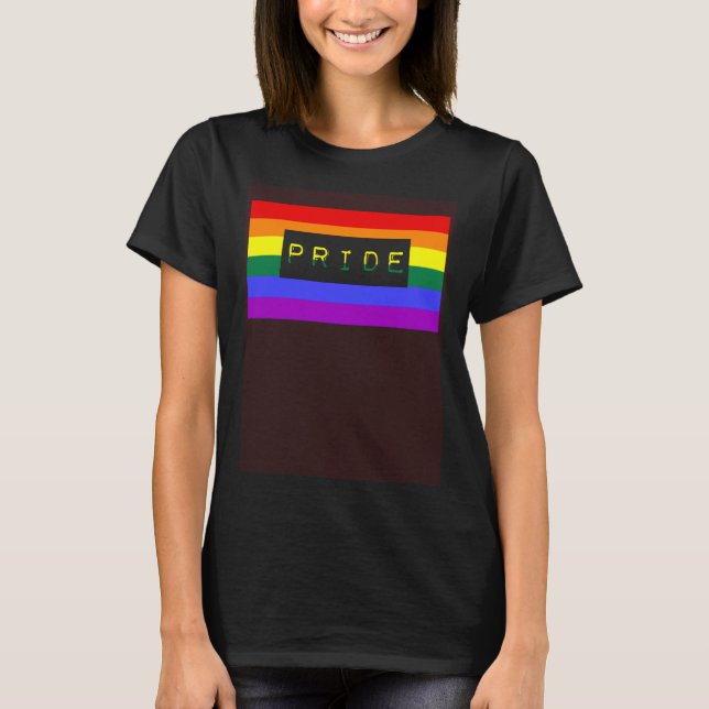 T-shirt Cute Trendy Unique LGBTQ Gay Pride Flag Queer Quot (Devant)