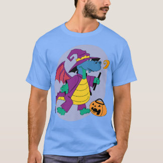 T-shirt Cute TrickorTreat Dragon for Halloween