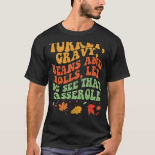 T-shirt Cute Turc Gravé Fèves Et Rolls Laissez-Moi Voir Qu