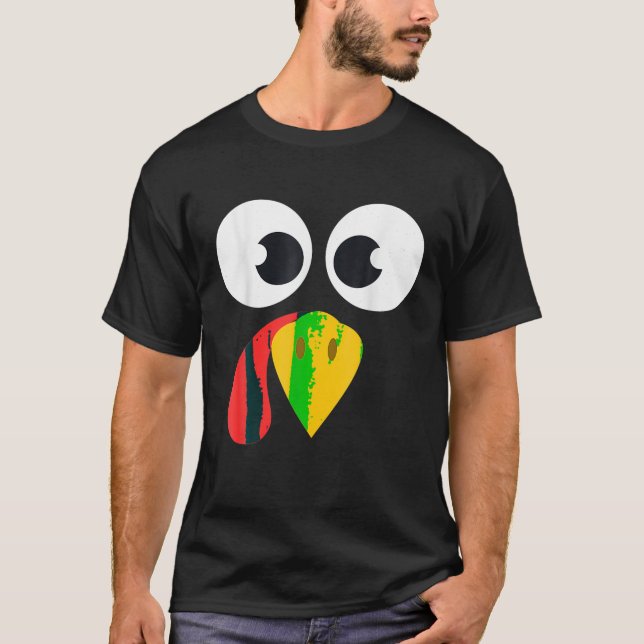 T-shirt Cute Turquie Visage Correspondant Costume de famil (Devant)