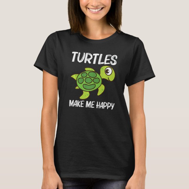T-shirt Cute Turtle For Men Women Sea Turtle Reptile Anima (Devant)