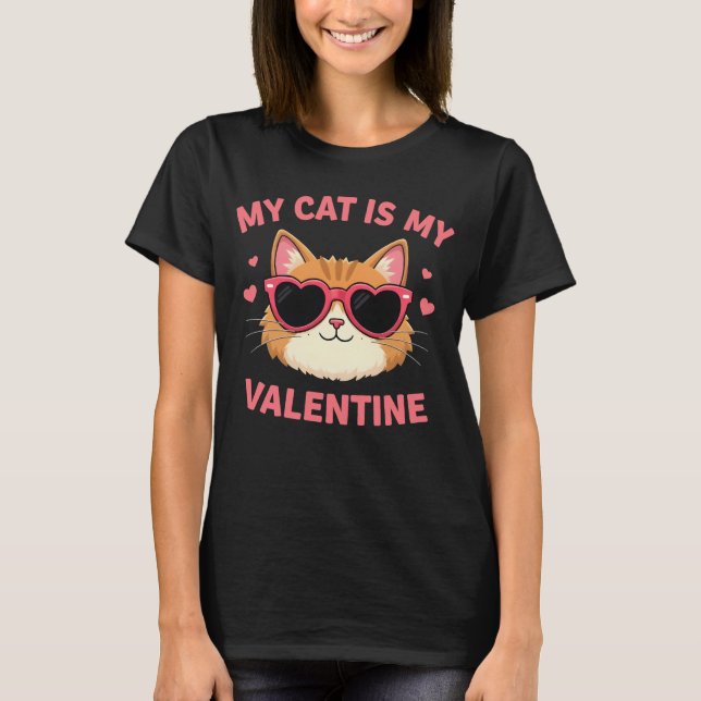 T-shirt Cute Tuxedo Chat Valentine's Day Amoureux des chat (Devant)