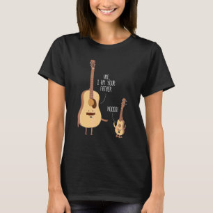 T-shirt Cute Uke Je Suis Votre Père Ukulele Guitare Musiqu