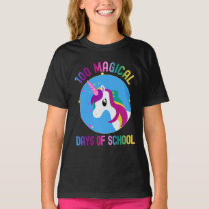 T-shirt Cute Unicorn 100 Jours Magiques De L'École