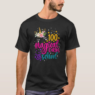 T-shirt Cute Unicorn 100 Jours Magiques Des Enfants Cool D
