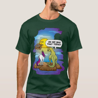 T-shirt Cute Unicorn Dinosaur Noahs Ark Pun Don T