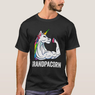T-shirt Cute Unicorn Grand-pa Fille Fête d'anniversaire vê