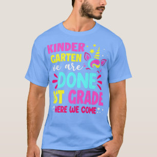 T-shirt Cute Unicorn Kindergarten Nous sommes fait 1ère an
