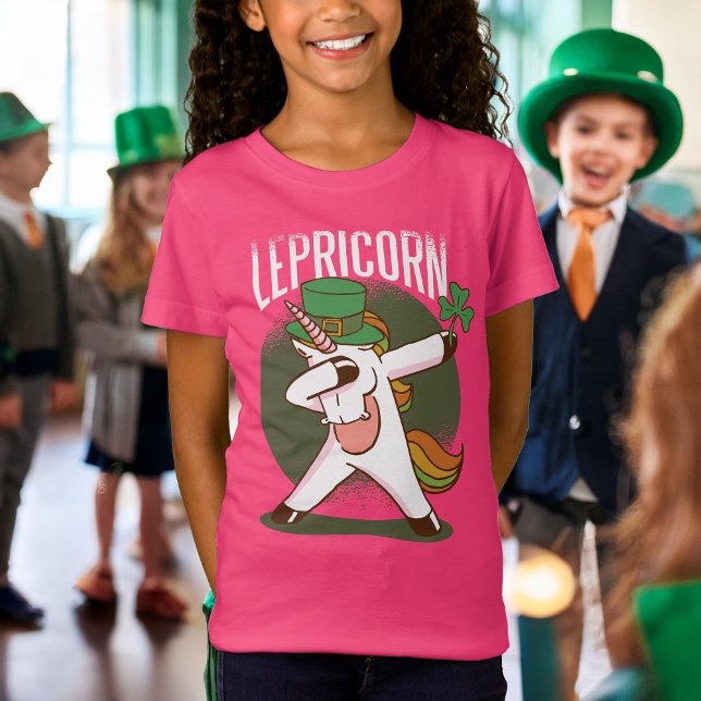 T-Shirt Cute Unicorn Leprechaun St. Patrick's Day (Créateur téléchargé)