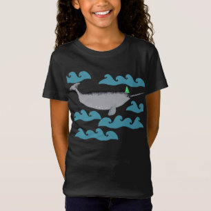 T-Shirt Cute Unicorn Narwhal Whaley Sea Kids