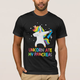 T-shirt Cute Unicorn Pancreas Diabétique Kid