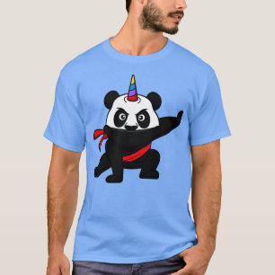 T-shirt Cute Unicorn Panda Ninja Guerrier Enfants Cadeau