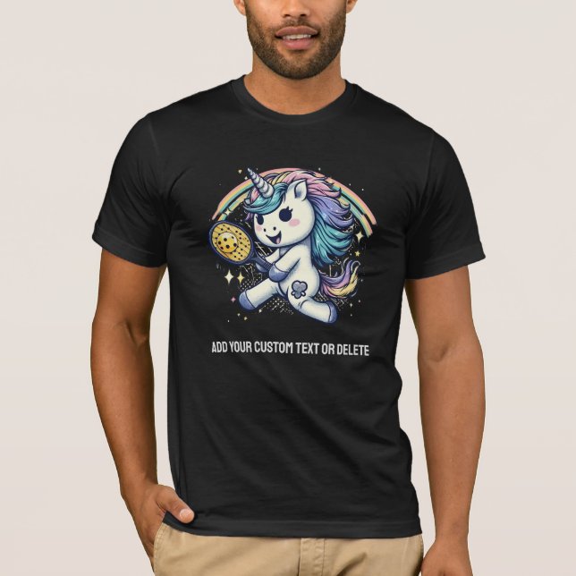 T-shirt Cute Unicorn Pickleballer Pickleball Unicorn (Devant)
