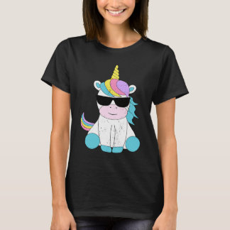 T-shirt Cute Unicorn Sunglasses Magical Unicorns Fantasy M
