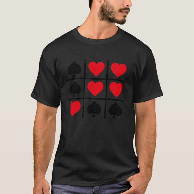 T-shirt Cute Valentine Hearts Game Valentine's Day Romance (Devant)