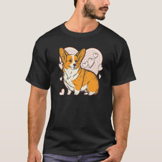 T-shirt Cute Valentines Corgi Cool Pembroke Welsh Corgi 3