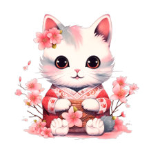 Cute Vibe japonaise Kitty
