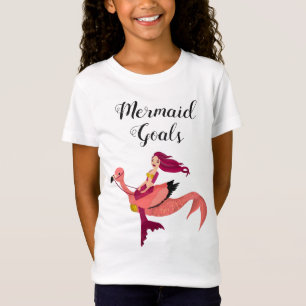 T-Shirt Cute violet fille Flamant rose sirène Inspirationn
