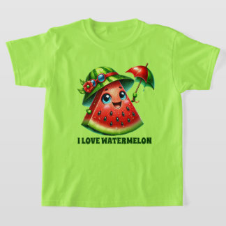T-shirt Cute watermelon lovers add text