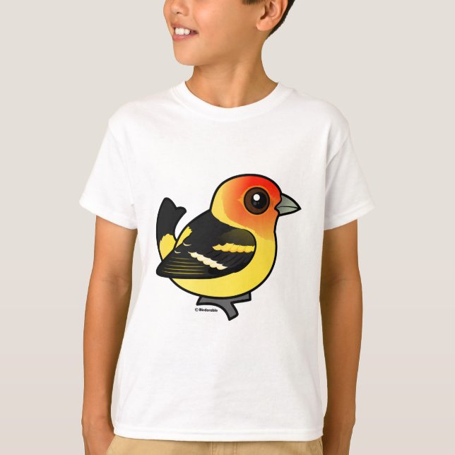 T-shirt Cute Western Tanager (Devant)