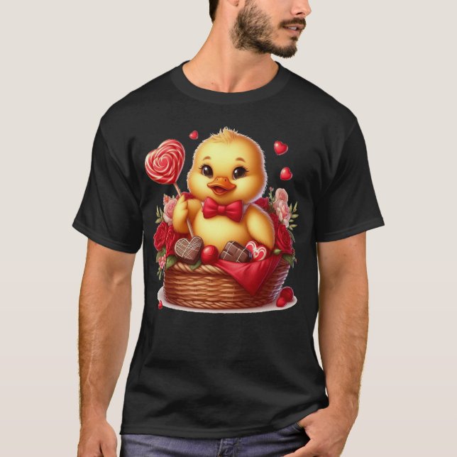 T-shirt Cute/Whimisical Valentine's day cank (Devant)