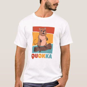 T-shirt Cute Wildlife Quokka Australia Animal Aussie Quokk