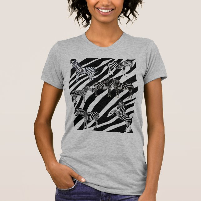 T-shirt Cute Zebra (Devant)