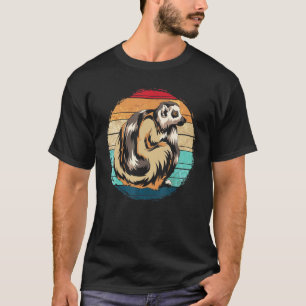 T-shirt Cute Zoo Animal Singe Madagascar Retro Lemur