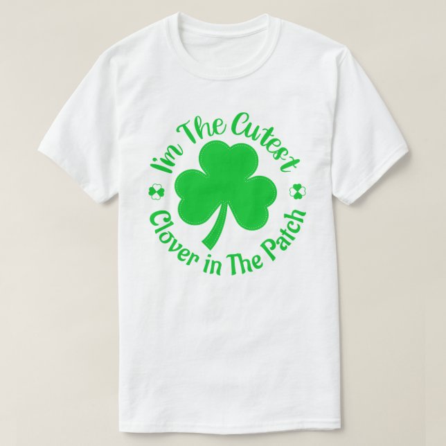 T-shirt Cutest Clover St. Patrick's Day Cadeau (Design devant)