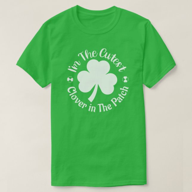 T-shirt Cutest Clover - St. Patrick's Day Gift (Design devant)
