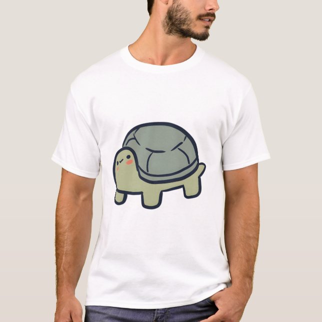 T-shirt Cuteturtle Delft � Cute Animal Art (Devant)