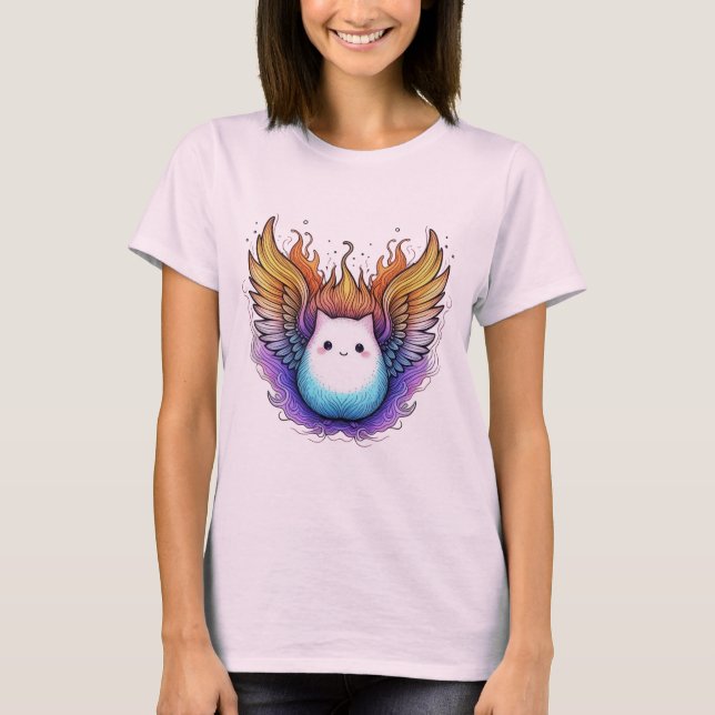 T-shirt Cutie à ailes éthérées (Devant)