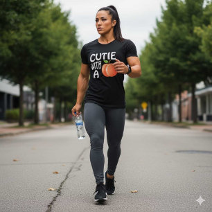 T-shirt Cutie avec beauté