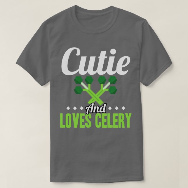 T-shirt Cutie Et Aime La Célébrité (Design devant)
