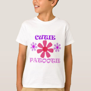 T-shirt Cutie Patootie avec des fleurs