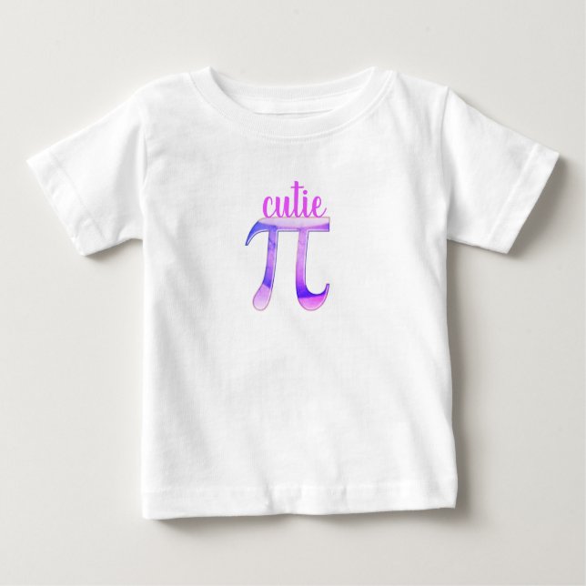 T-shirt Cutie Pi Baby pour l'enfant d'un mathémati (Devant)