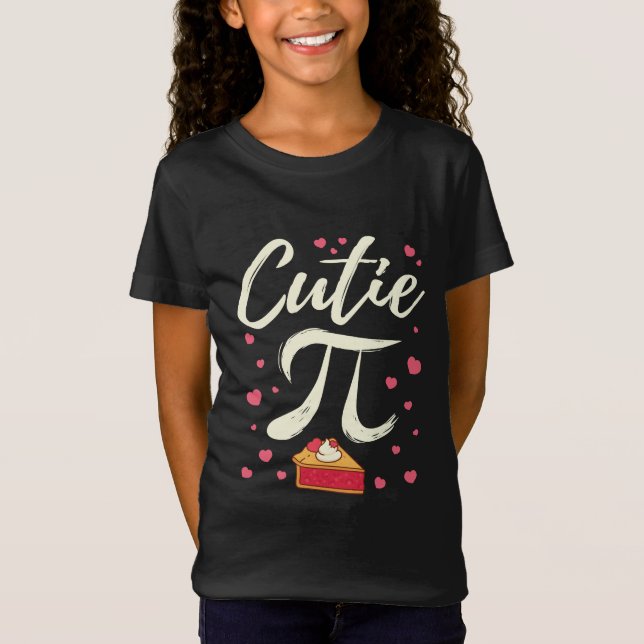 T-Shirt Cutie Pi Cute Pie Saint Valentin (Devant)