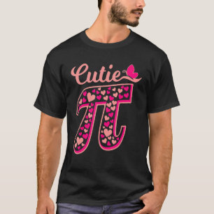 T-shirt Cutie Pi Hearts Pi Day Shirt Pi 3 14 Professeur de