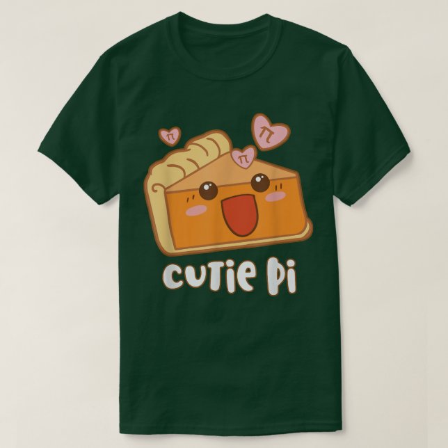 T-shirt Cutie Pi Mars 14 Pi Day Math Kawaii Anime  (Design devant)