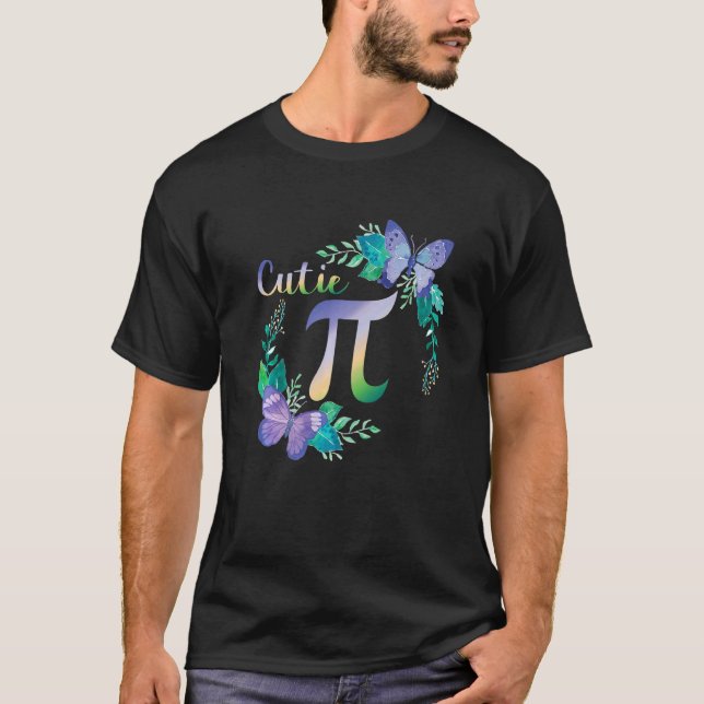T-shirt Cutie Pi Pi Jour Pour Les Maths (Devant)