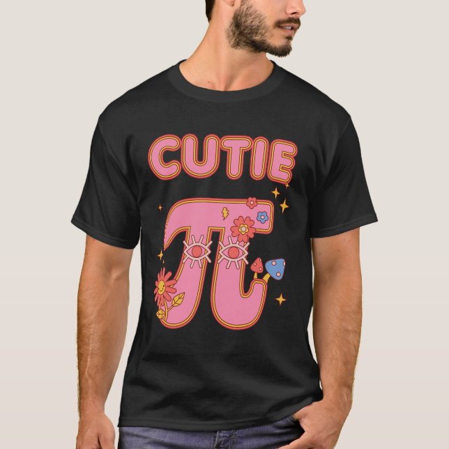 T-shirt Cutie Pi Pie Happy Pi Day Mathématiques Enseignant (Devant)